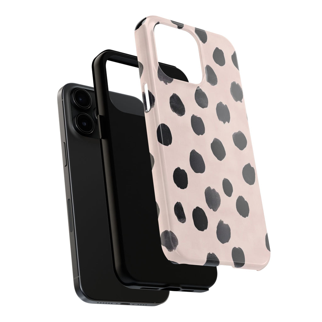 Dalmatian Dot Tough Phone Case — Pink Blush Protective Cover